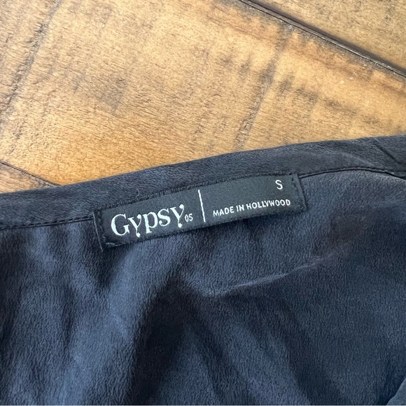 Gypsy 05 Black Silk Dress | Open Back Detail | Size S - Picture 8 of 9